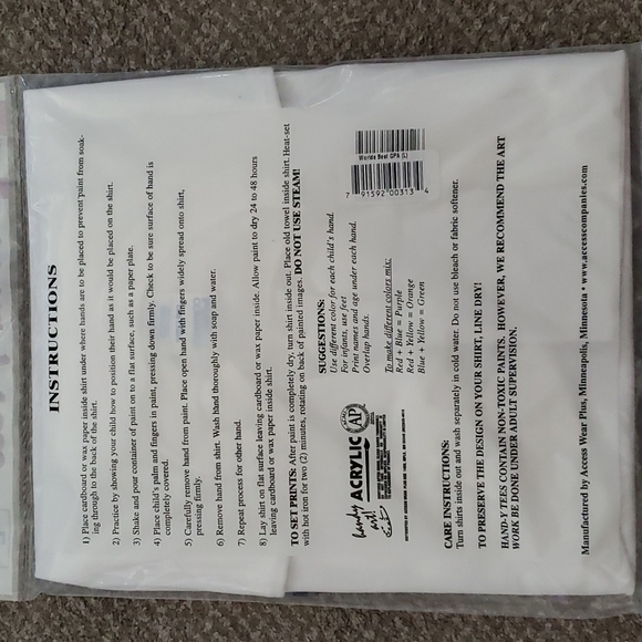 ☆HOST PICK☆ NWT WORLDS BEST GRANDPA Hand--y craft shirt! - Picture 2 of 2